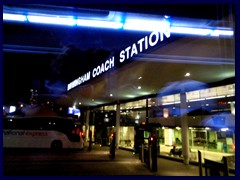 Birmingham by night 03 - Arriving at the Coach Station